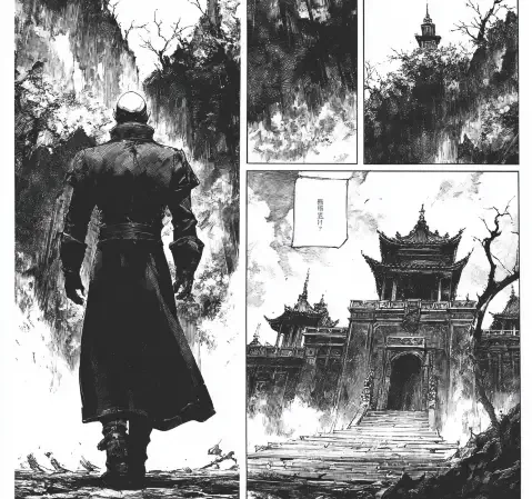 治愈奇幻方向作品条目封面：森林小屋与漂浮灯火